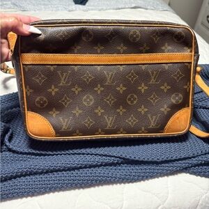 Louis Vuitton Brown Monogram Messenger Bag